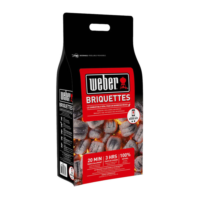 Weber bricchetti carbone da 4 kg