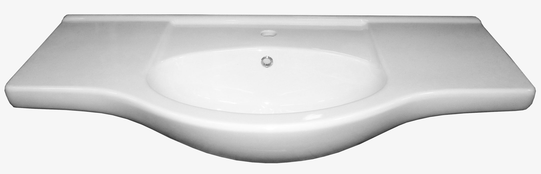 Lavabo in ceramica cm. 85 per mobile eva