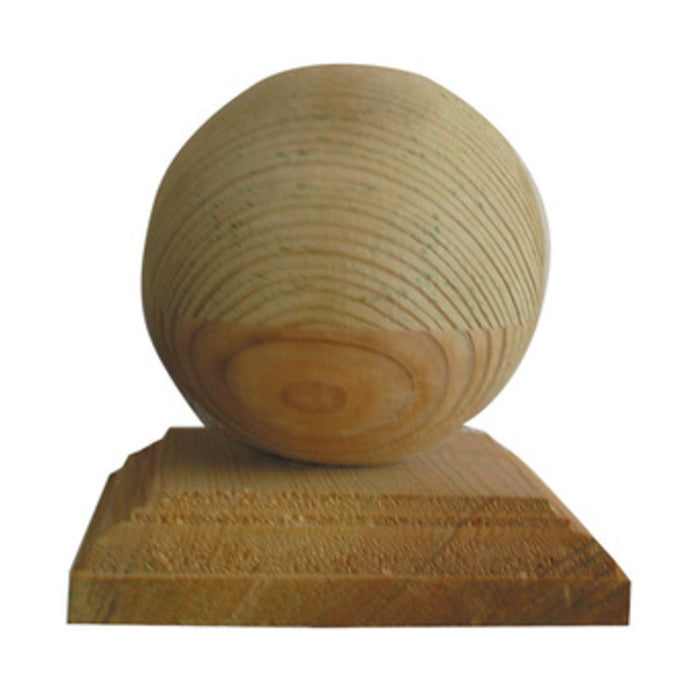 Sfera in pino impregnato x palo cm. 7x7