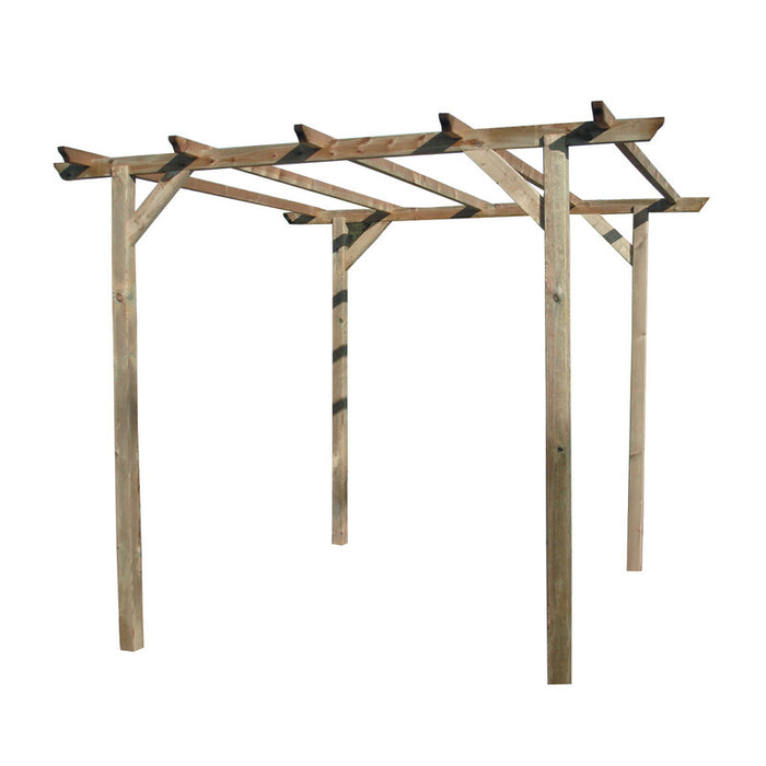 Pergola in legno impregnato 300x300xh220 cm