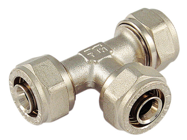 Raccordo tee 20x20x20 per multistrato