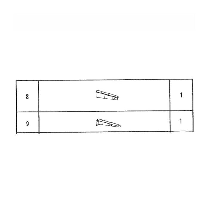 R supporto nr. 8-9 x barbecue mod.Xz02d