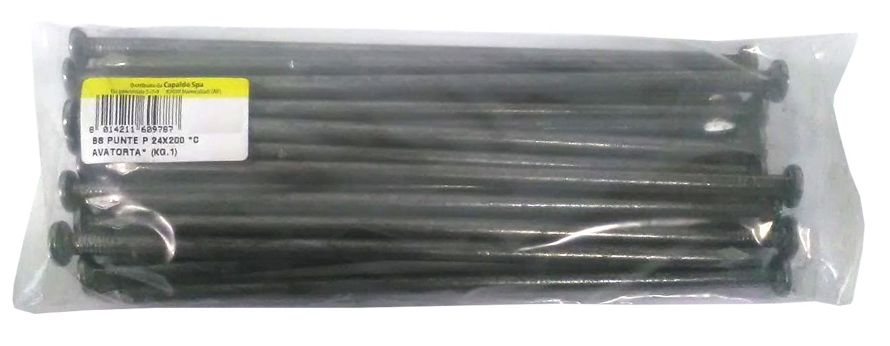 Bs chiodi testa piana 24x200 cavatorta 1 kg