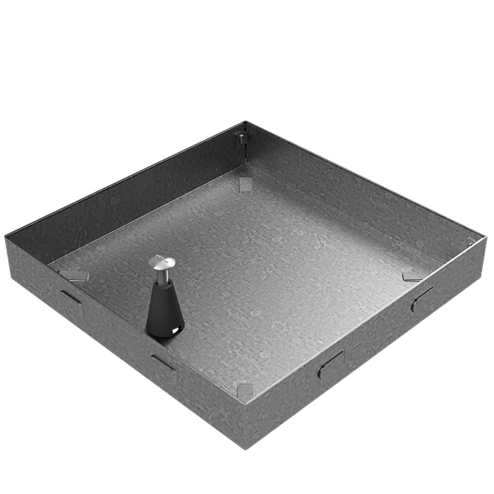 HEAVY SEAL 60x60 - 70x70 cm - H. 80 mm galvanized gridiron