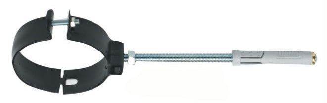 Collare pesante per tubo d 20 cm nero