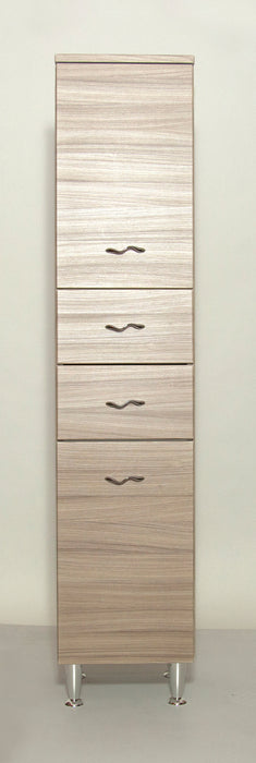 Colonna bagno francesca 2 ante +2 cassetti olmo