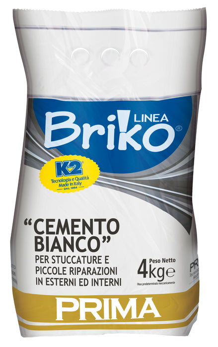 Linea briko cemento bianco da 4 kg