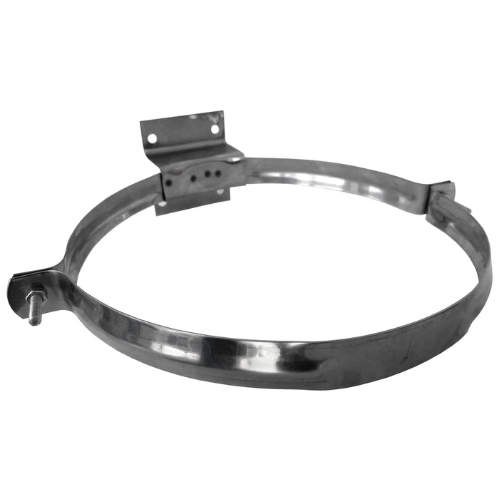 STAINLESS STEEL COLLAR WITH BRACKET FOR 25 CM ECO STOVE PIPE