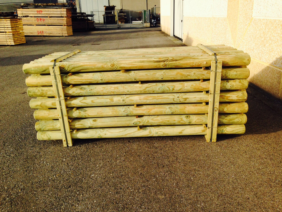 IMPREGNATED POLES DIAM. 08 LENGTH. CM.250
