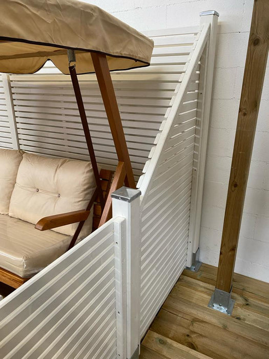 Frangivista delux 90x170/87 sx bianco