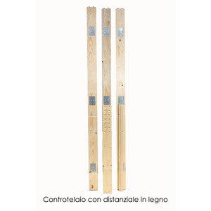 C controtelaio legno abete 12x2x215 cm dist.Legno