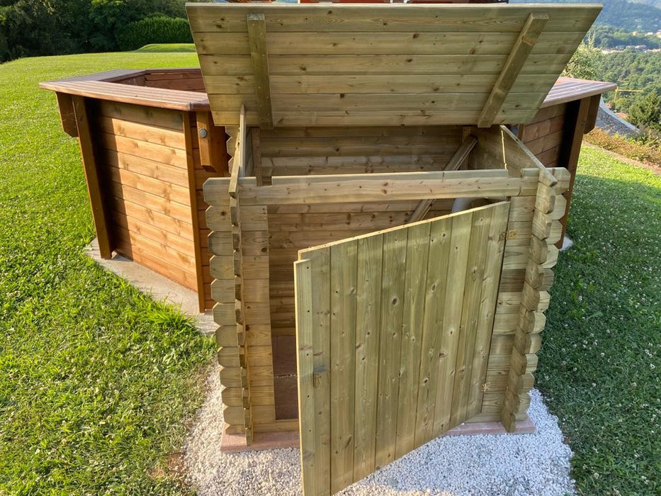 Armadio accessori piscina roby