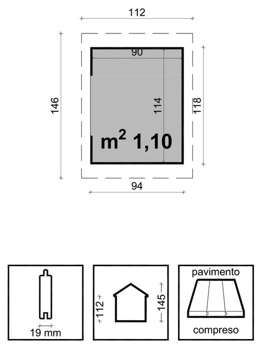 EMILY HOUSE CM. 105X130