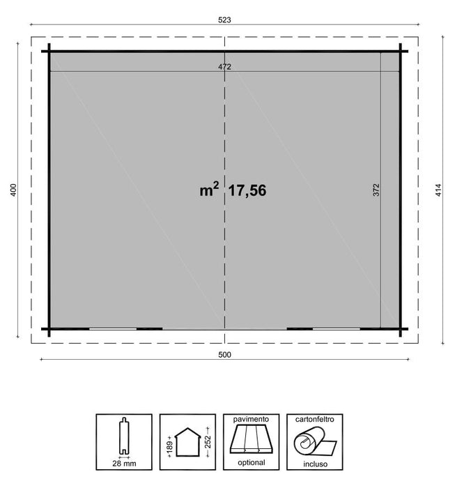 EMMA HOUSE CM. 500X400