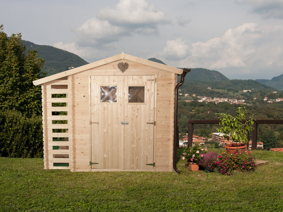 AVA HOUSE WITH WOODSHED CM. 200X200