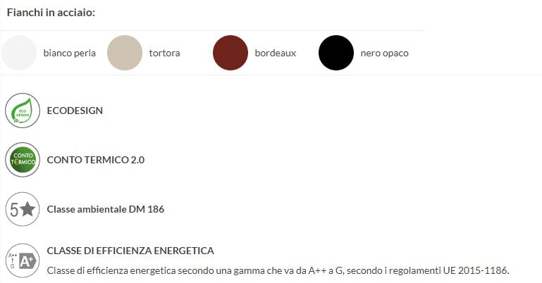 ZONE80 Edilkamin  Prodotto disponibile a magazzino