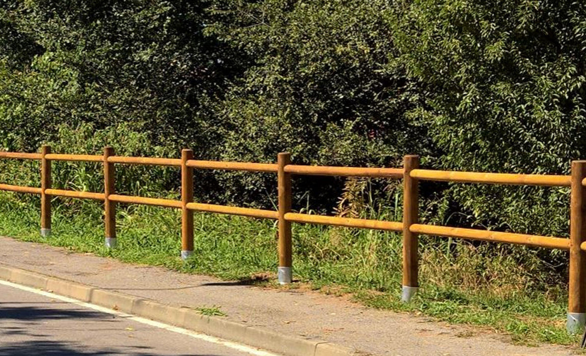 FENCE WITH TWO HOLES D. 12