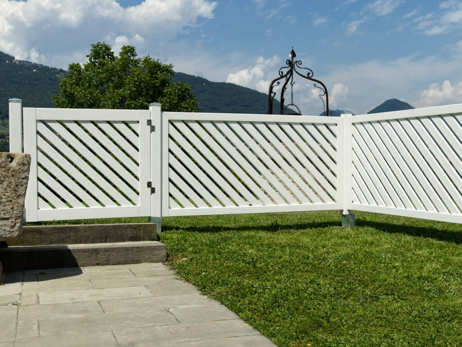 Cancello selenia 100x90 bianco