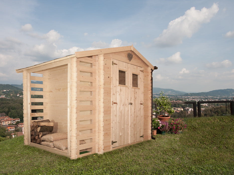 AVA HOUSE WITH WOODSHED CM. 200X200