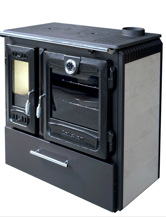 Stufa a legna in ghisa con forno Mod.216-casing