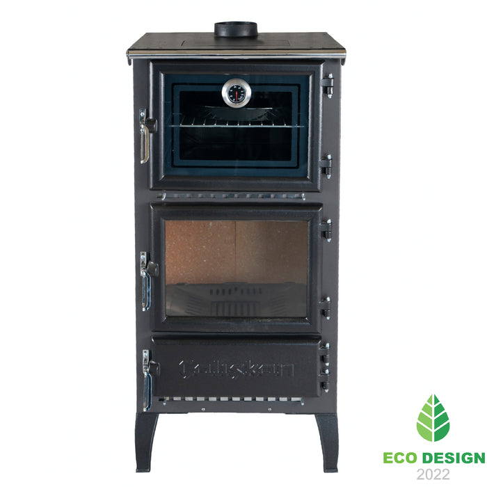 Stufa a legna in ghisa Mod. 306 con forno