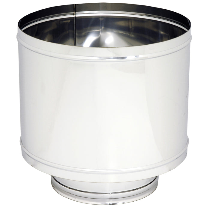 Fumaiolo a botte inox aisi 304 d 10 cm