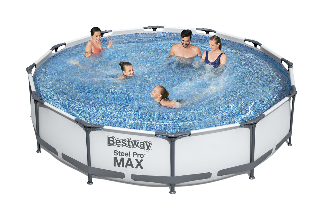 Piscina c/telaio e pompa d 366xh76 cm 56416 s/scala