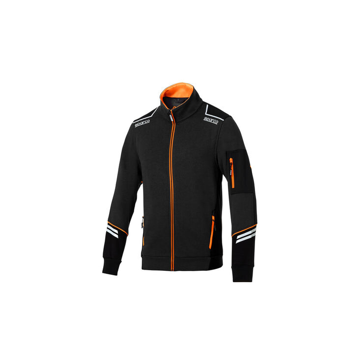 Sparco felpa alabama black orange