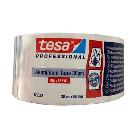 NASTRO ADESIVO IN ALLUMINIO TESA 50 mm x 25 mt