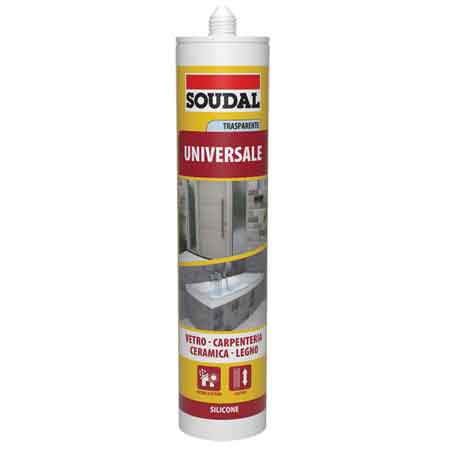 SOUDAL UNIVERSAL SILICONE 280 ml - Transparent