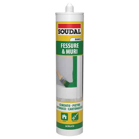 SILICONE ACRILICO SOUDAL 300 ml - Bianco