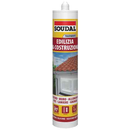 SILICONE NEUTRO SOUDAL 300 ml - Rame