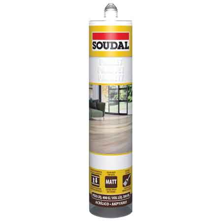 SILICONE WOOD SOUDAL 300 ml - Cherry