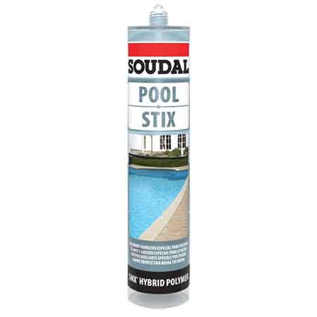 POOL STIX SEALING ADHESIVE SOUDAL 290 ml - Light blue
