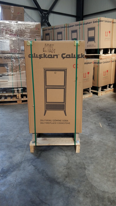 Stufa a legna in ghisa Mod. 306 con forno