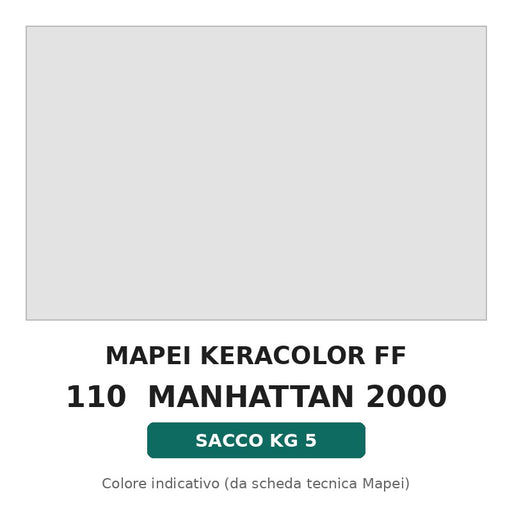 Keracolor FF 110 Manhattan 2000 - sacco kg 5
