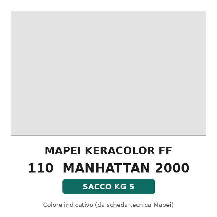 Keracolor FF 110 Manhattan 2000 - sacco kg 5