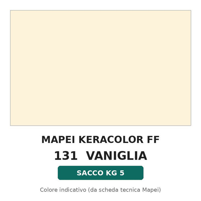 Keracolor FF 131 Vaniglia - sacco kg 5