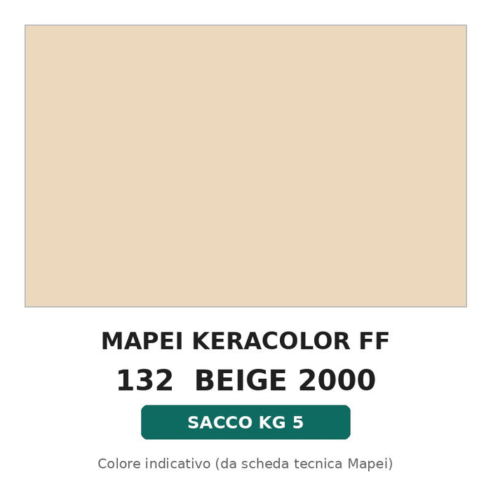 Keracolor FF 132 Beige 2000 - sacco kg 5