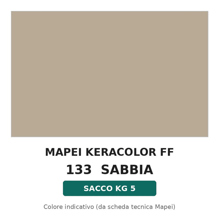 Keracolor FF 133 Sabbia - sacco kg 5