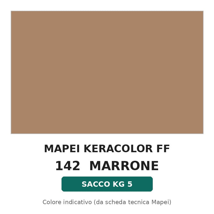 Keracolor FF 142 Marrone - sacco kg 5