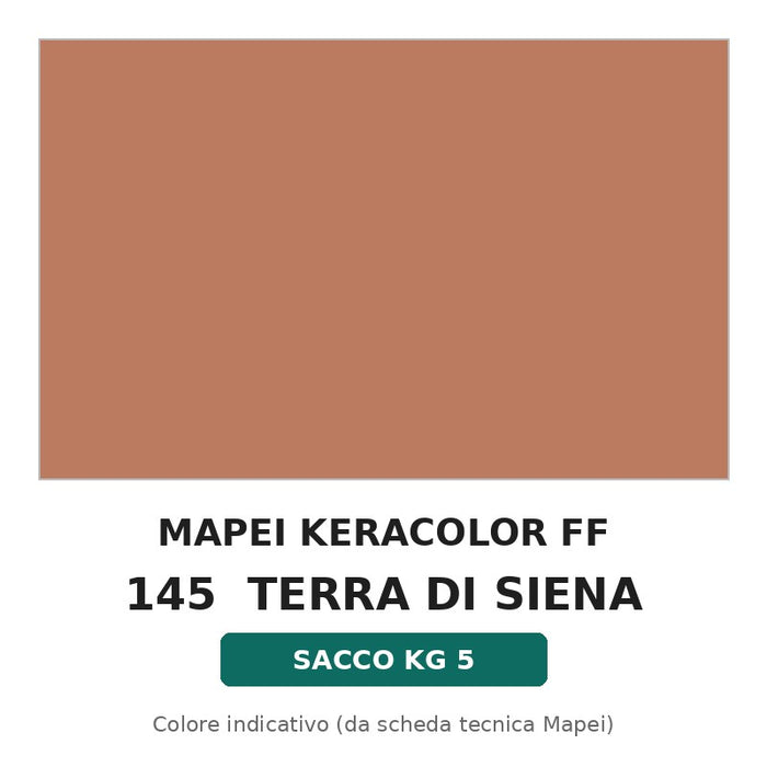 Keracolor FF 145 Terra di Siena - sacco kg 5