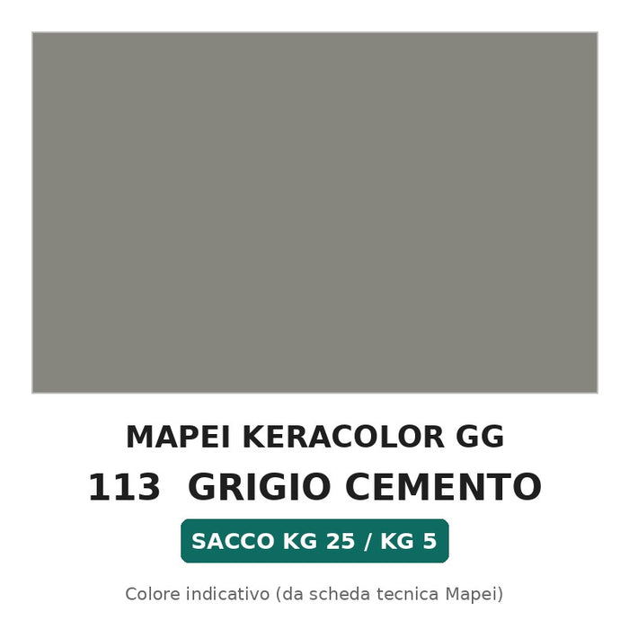 Keracolor GG 113 Grigio cemento - colore