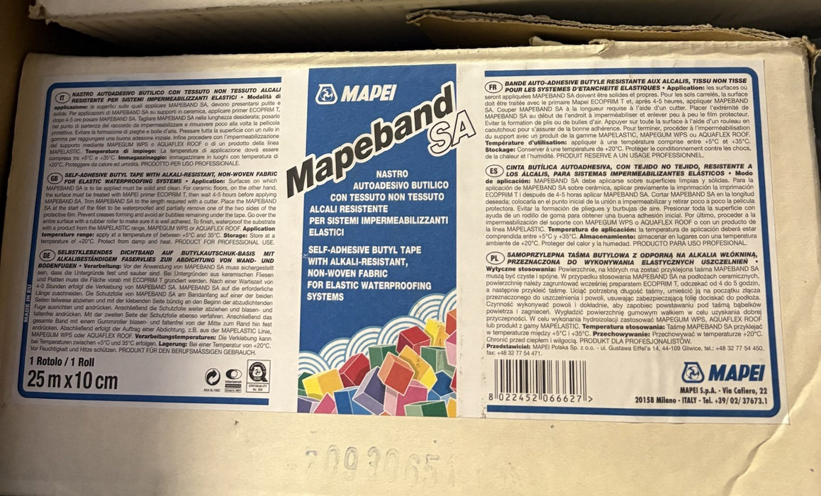 Mapei Mapeband SA 25 m x 10 cm - confezione