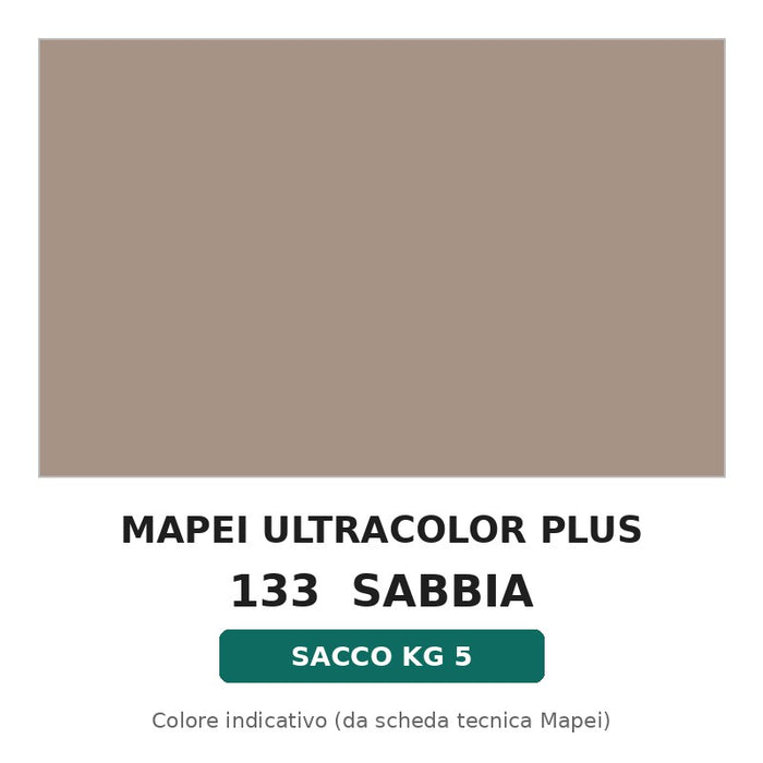 Ultracolor Plus 133 Sabbia - sacco kg 5